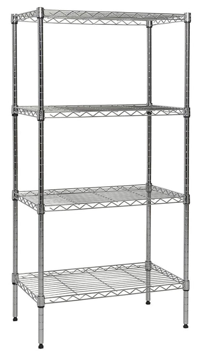 WIRE SHELF 18"X48" CHROME 4 CT DS