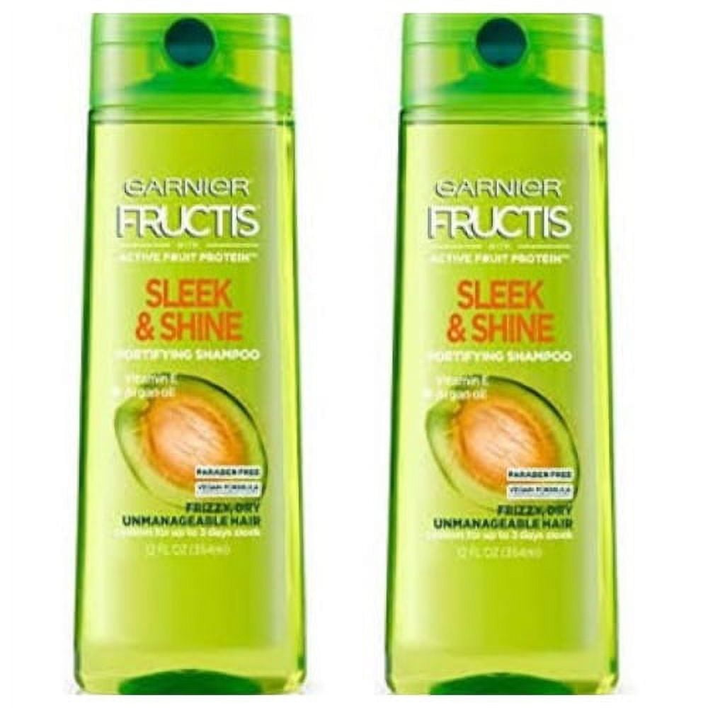 Garnier Fructis Sleek & Shine Smoothing Shampoo, 12.5 oz