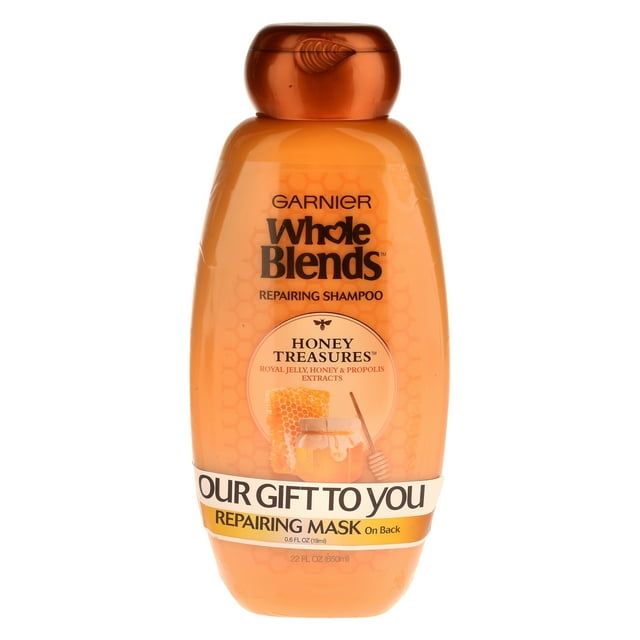 Garnier Whole Blends Honey Treasures Repairing Shampoo, 12.5 oz