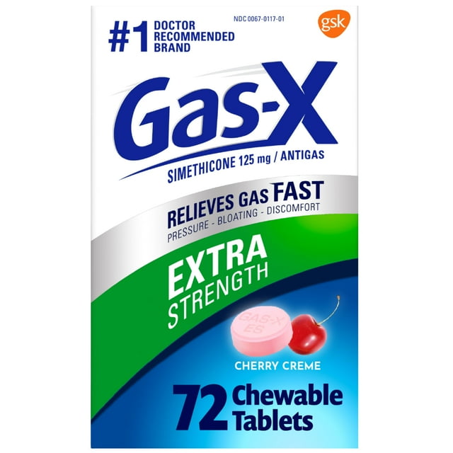 HEALTH STAR X/S GAS RELIEF 125MG LCP 50