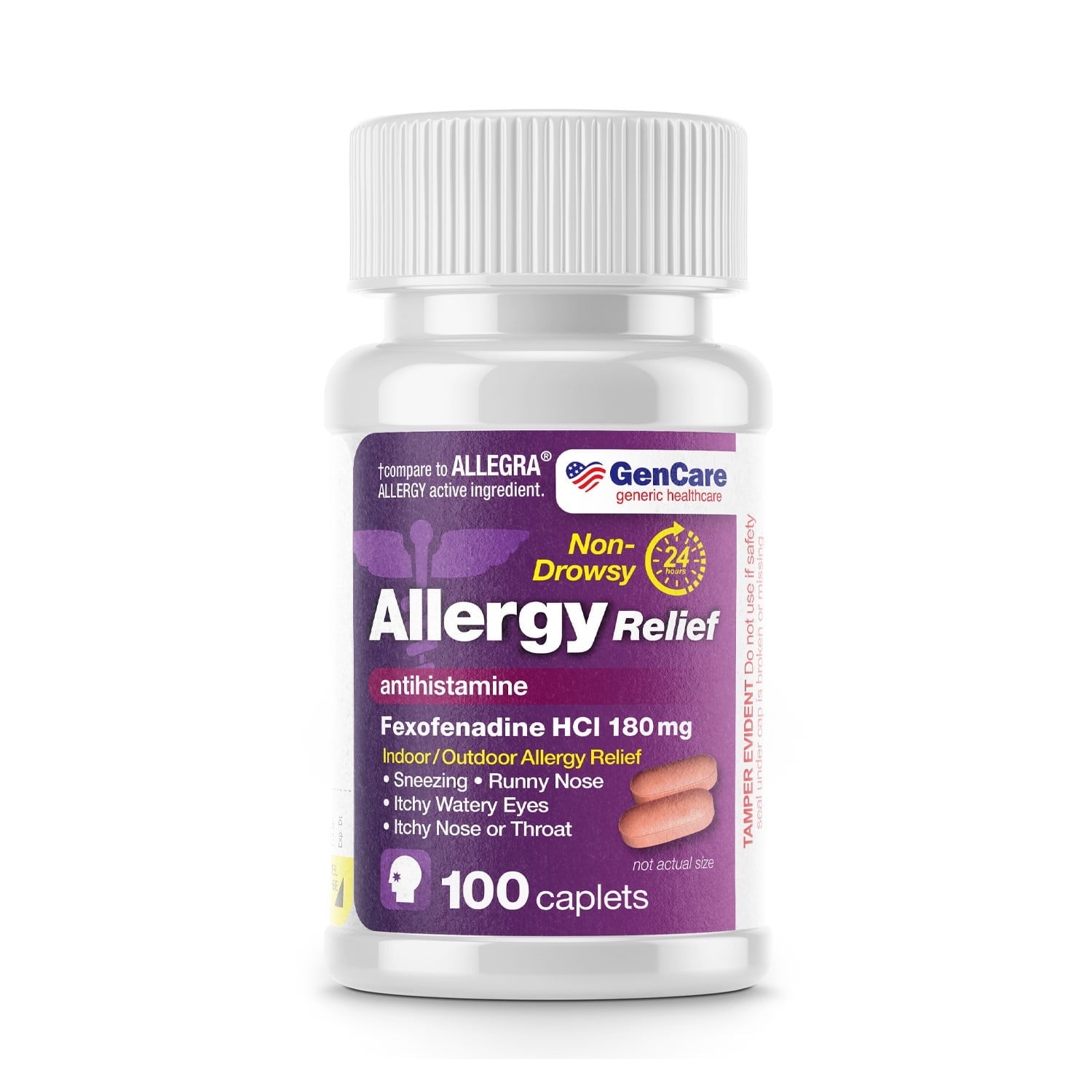 FEXOFENADINE HCL TB 180MG 100 24H