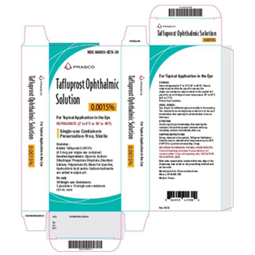 TAFLUPROST DR .0015% 30X.3ML OPTH