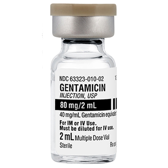 GENTAMICIN SD 40MG/ML 25X2ML FTV