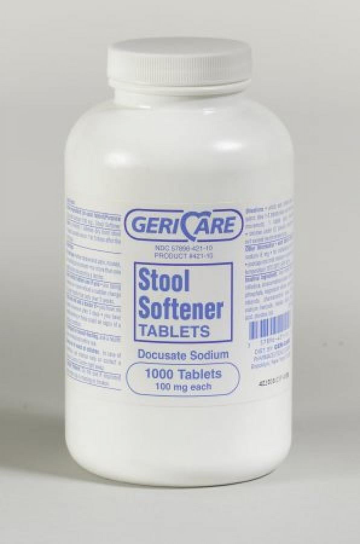 STOOL SOFTENER 100 MG TAB 1000 GERI