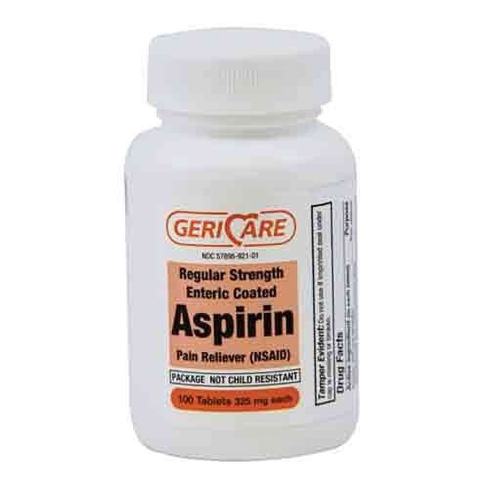 ASPIRIN 81MG EC LODOS TAB 100CT GERICARE
