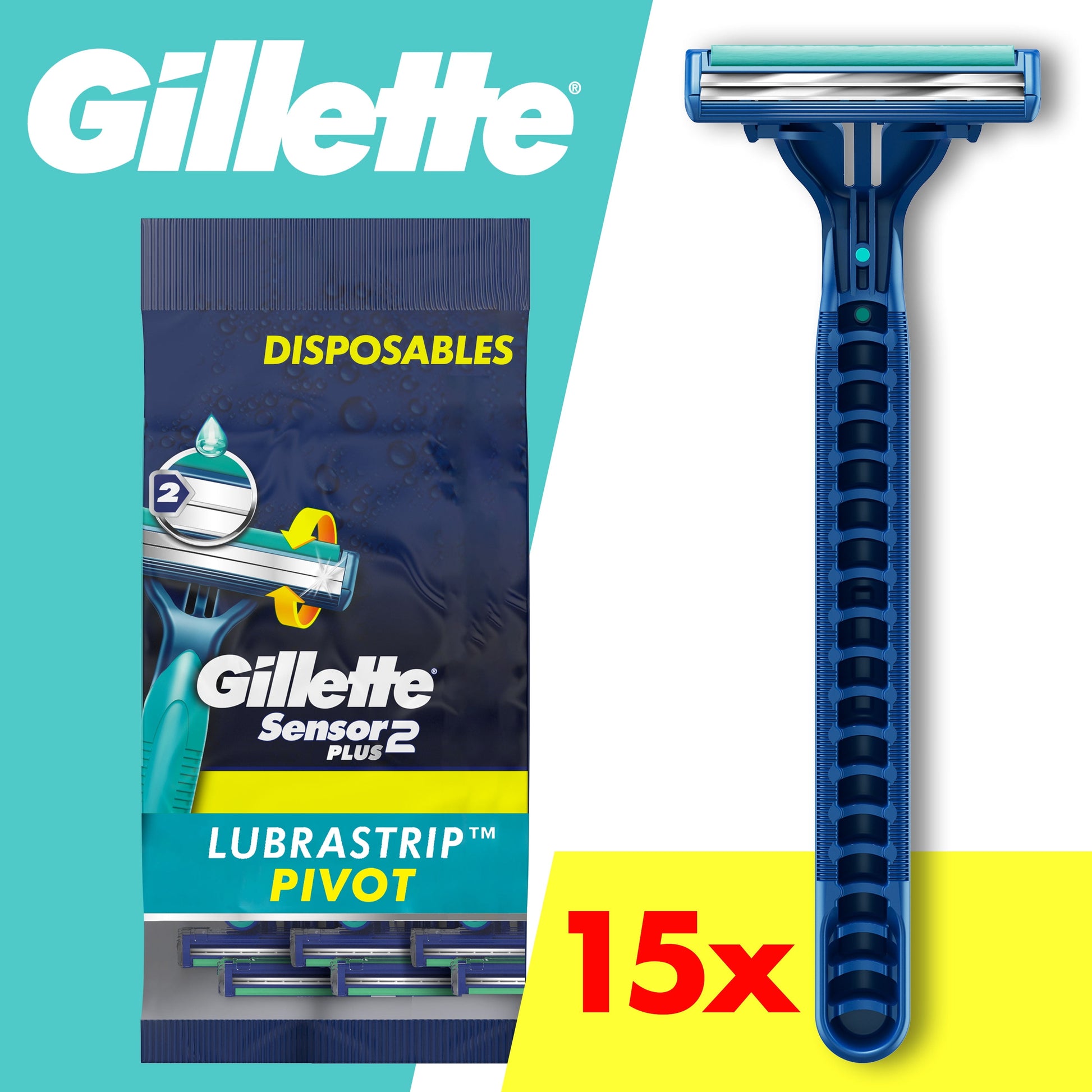 GILL SENSOR 2 PLUS RAZOR 12X10