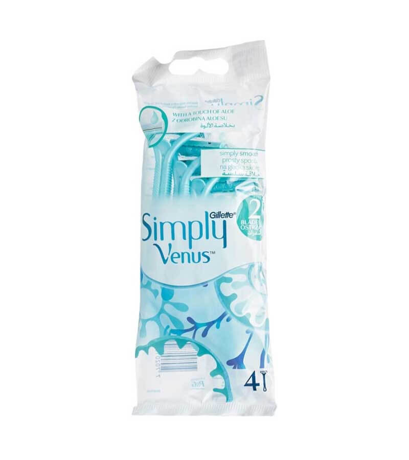 Gillette Simply Venus Woman 2 Blades Disposable Razor, 3 count
