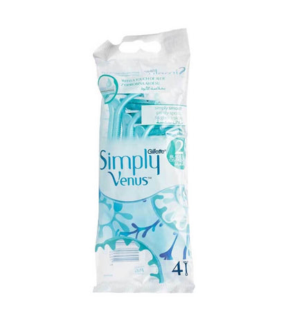 Gillette Simply Venus Woman 2 Blades Disposable Razor, 3 count