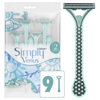 Gillette Simply Venus Woman 2 Blades Disposable Razor, 3 count