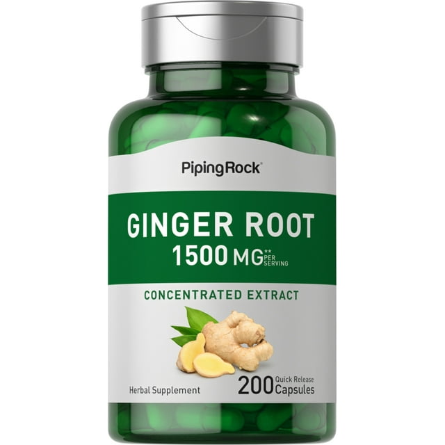 GINGER ROOT 1500MG CAP 100CT NAT TRU