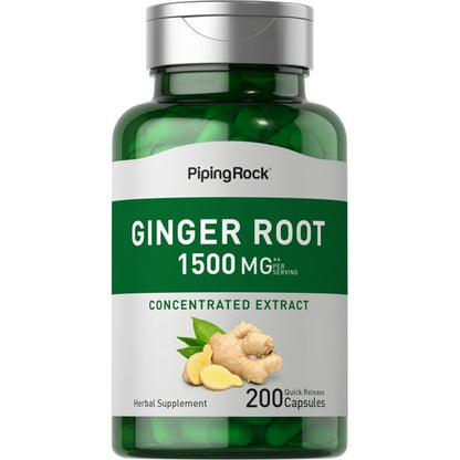 GINGER ROOT 1500MG CAP 100CT NAT TRU