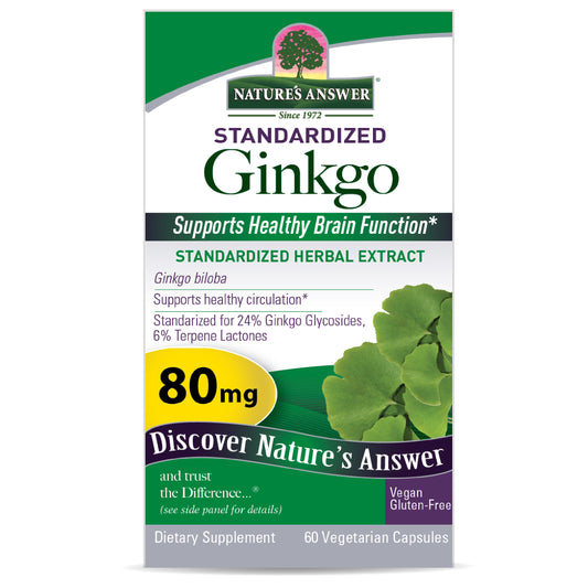 NATURE'S ANSWER GINKGO LEAF STANDARDIZED