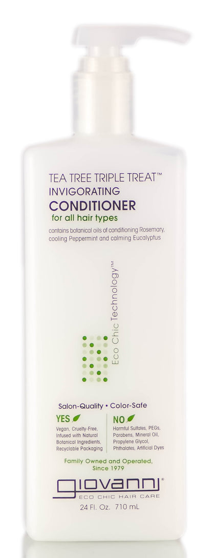 Giovanni Tea Tree Triple Treat Invigorating Hair Conditioner, 2 oz