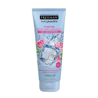 Freeman Facial Glacier Water + Pink Peony Gel Cream Mask 6oz