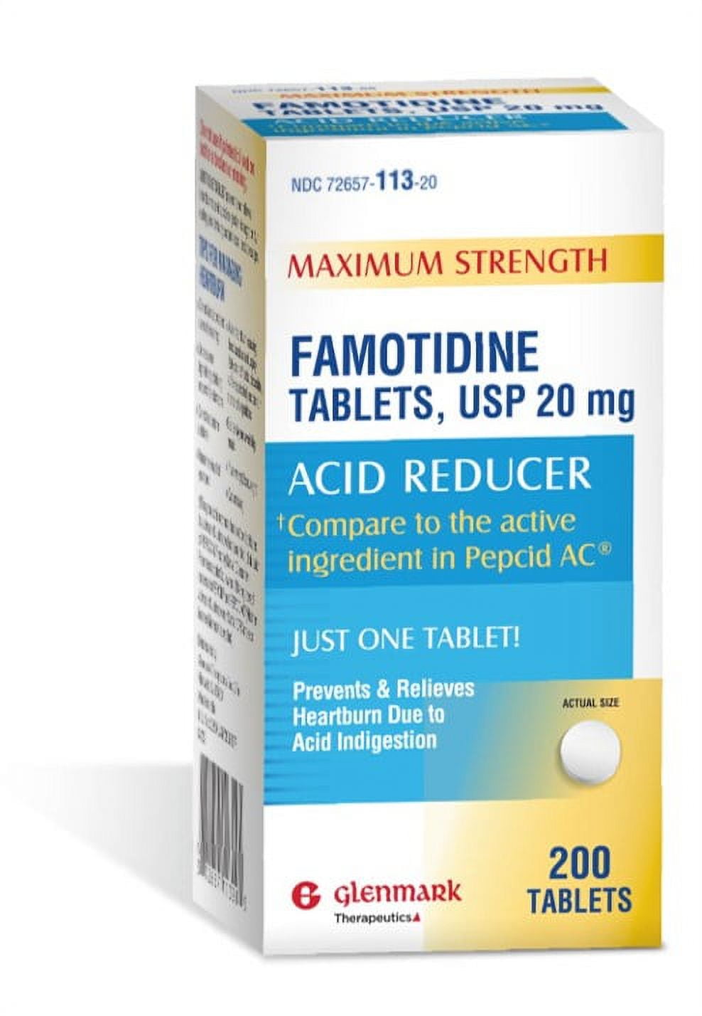 FAMOTIDINE 20 MG TAB 200 (20X10) UD