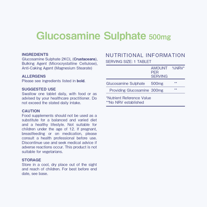 GLUCOSAMINE SULF CP 500MG 60