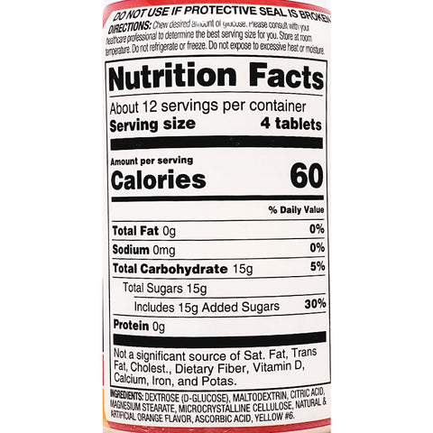 GNP GLUCOSE TAB ORANGE 6X10CT
