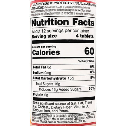GNP GLUCOSE TAB ORANGE 6X10CT