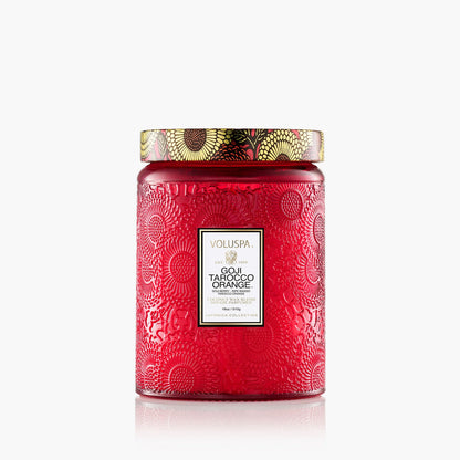 Voluspa Goji Tarocco Orange 18oz Large Glass Jar Candle