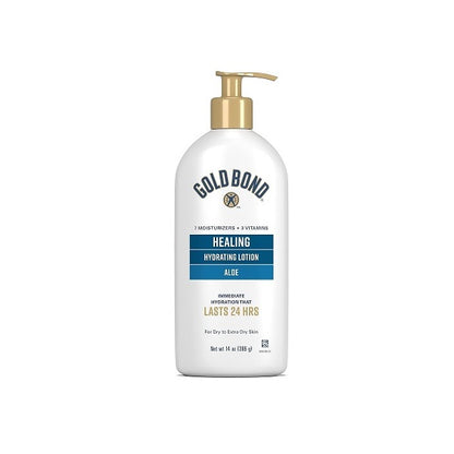 Gold Bond Ultimate Healing Aloe Lotion 14oz Pump