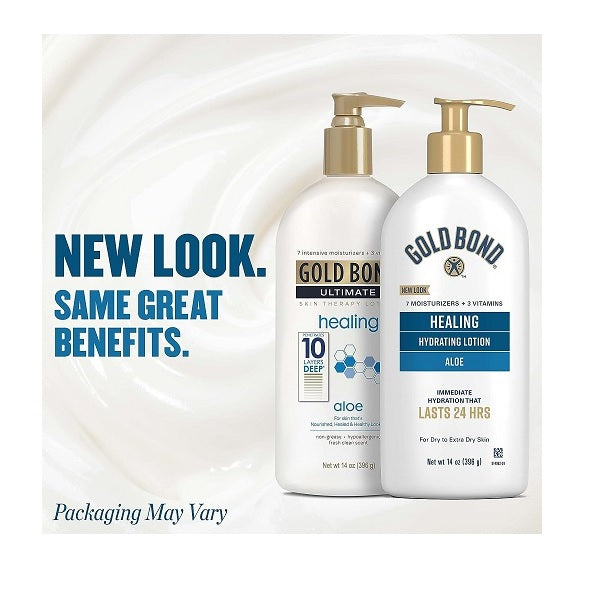 Gold Bond Ultimate Healing Aloe Lotion 14oz Pump