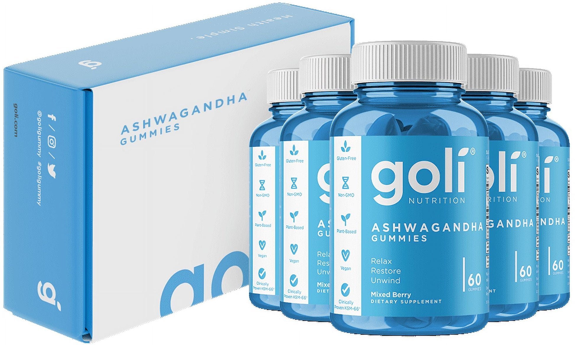 GOLI NUTRITION INC GUMMIES,ASHWAGANDHA,BERRY
