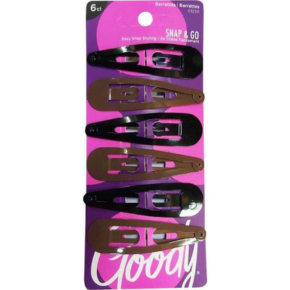 Goody Classics Medium Sandswirl Contour Clip, 6 CT