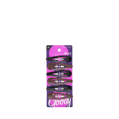 Goody Classics Medium Sandswirl Contour Clip, 6 CT