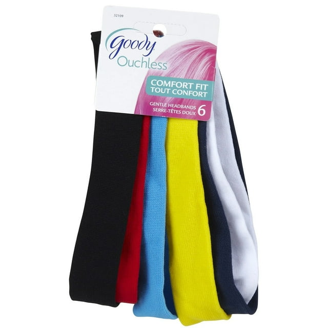Goody Ouchless Classic Frost Headbands - Assorted, 4 count