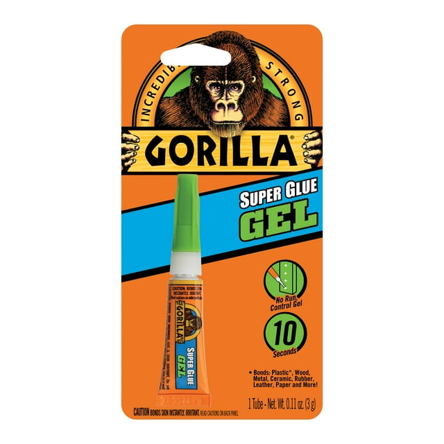 GORILLA SUPR GLUE GEL 2-3G TUB