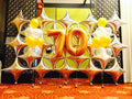Unique Balloon Cheer Multicolor Photo Booth Backdrop - 60" x 48"