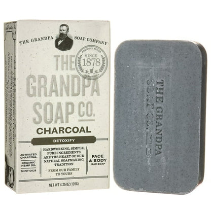 THE GRANDPA SOAP CO. SOAP, CHARCOAL,TRVL SIZE