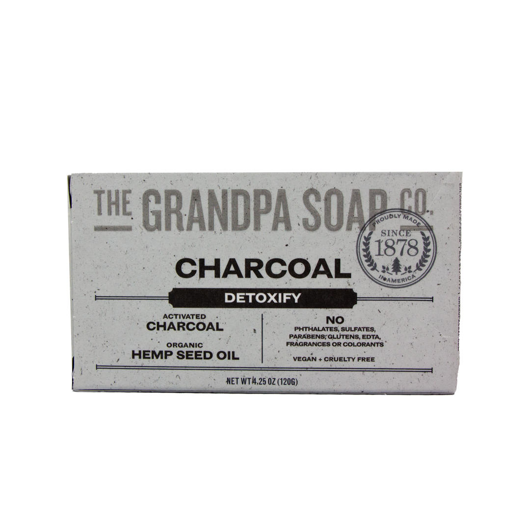 THE GRANDPA SOAP CO. SOAP, CHARCOAL,TRVL SIZE