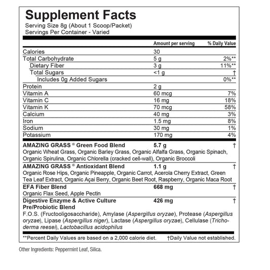 AMAZING GRASS SUPERGREENS POWDER,OG2