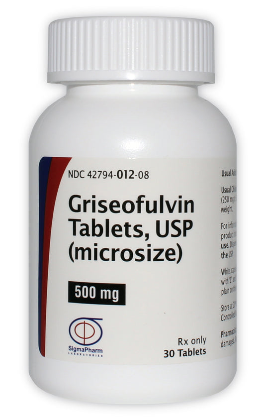 GRISEOFULVIN MICRO TB 500MG 100