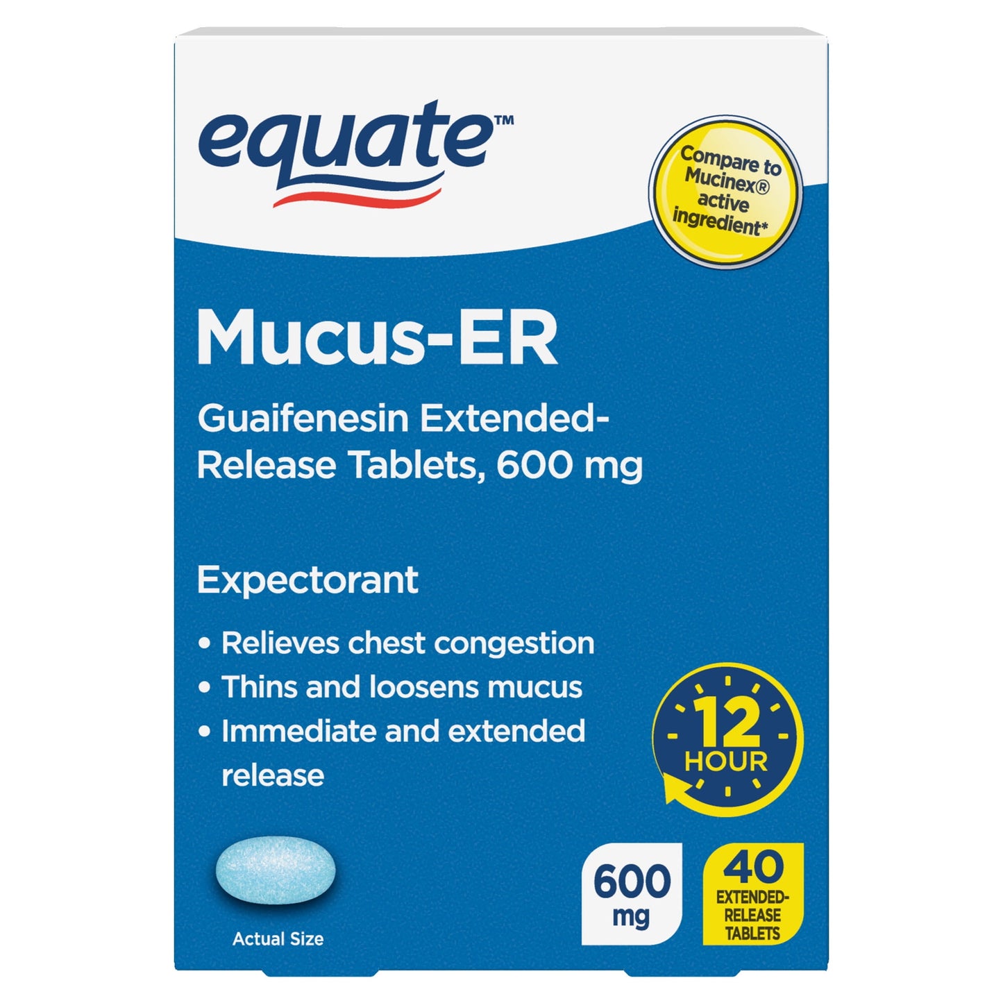 GUAIFENESIN 600 MG ER TAB 100 UD MAJOR