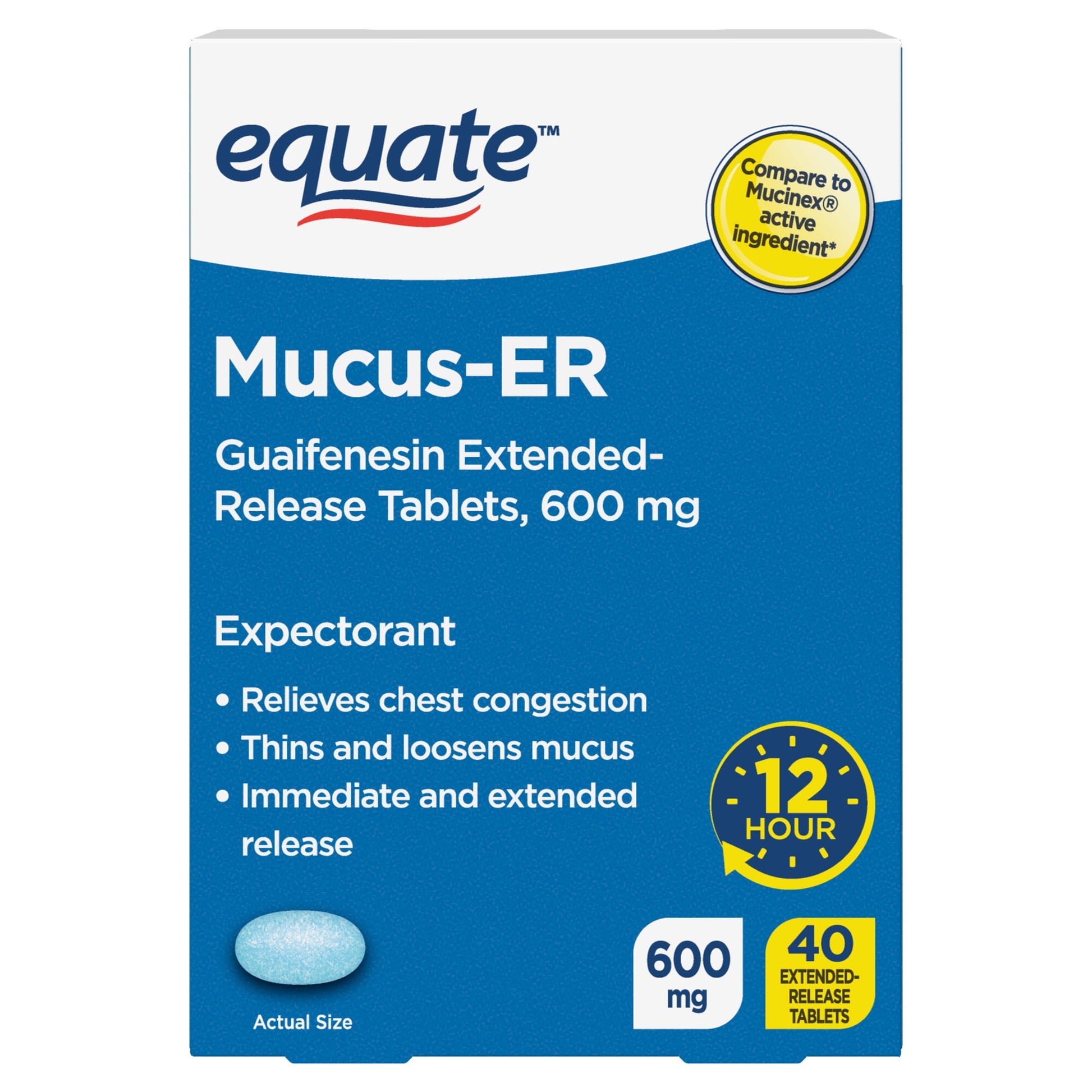 GUAIFENESIN 600 MG ER TAB 100 UD MAJOR