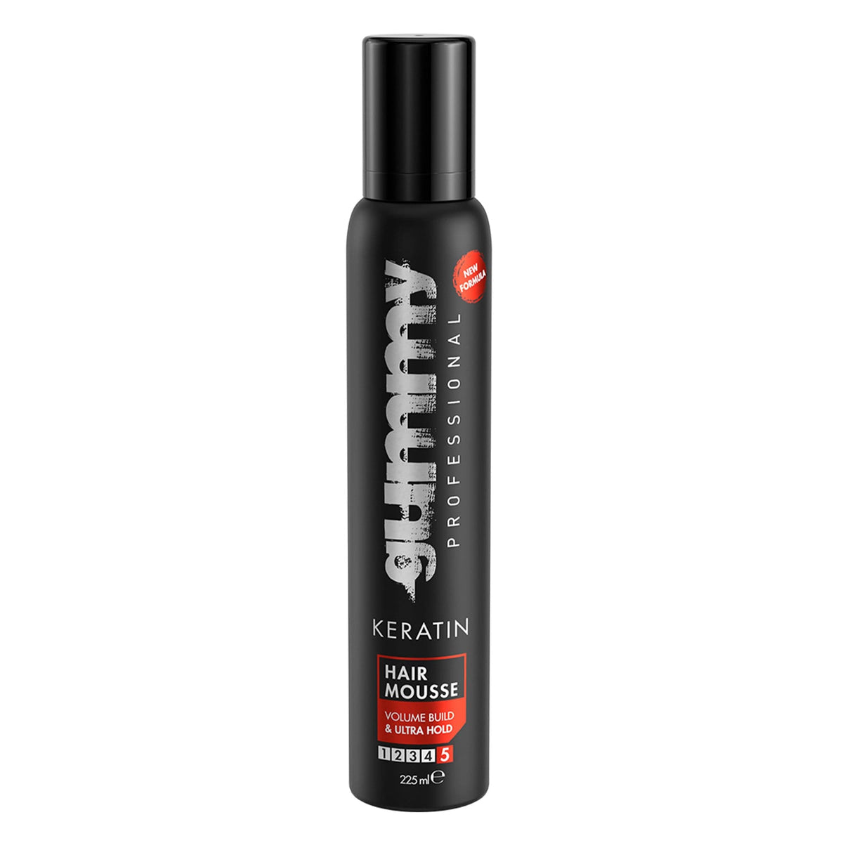 Gummy Hair Mousse Keratin Volume Build Ultra Hold 7.61oz