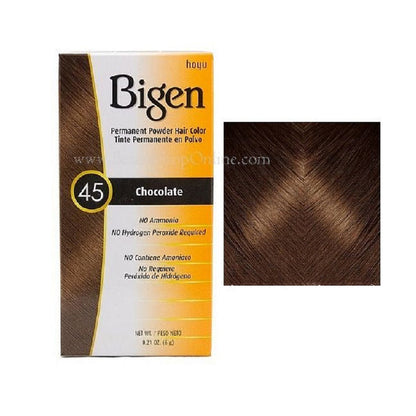 BIGEN HAIR COLOR 45 CHOCOLATE