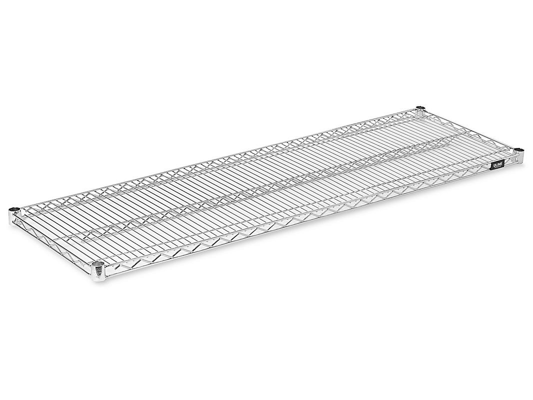 WIRE SHELF 18"X42" STAINLESS 4 CT DS