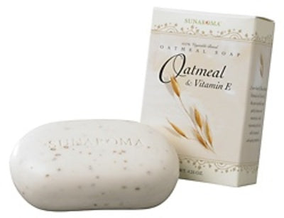 Sunaroma Soap Bar Oatmeal With Shea Butter & Vitamin-E 8oz