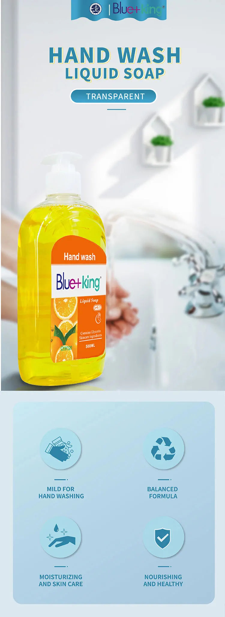HAND SOAP LQ0.13% 500ML CTSRSH