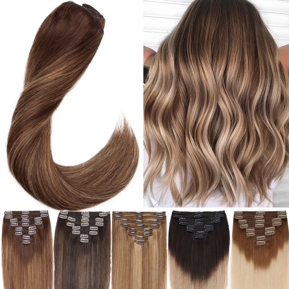 CALYSPO CLIP HAIR EXT 15  BLACK