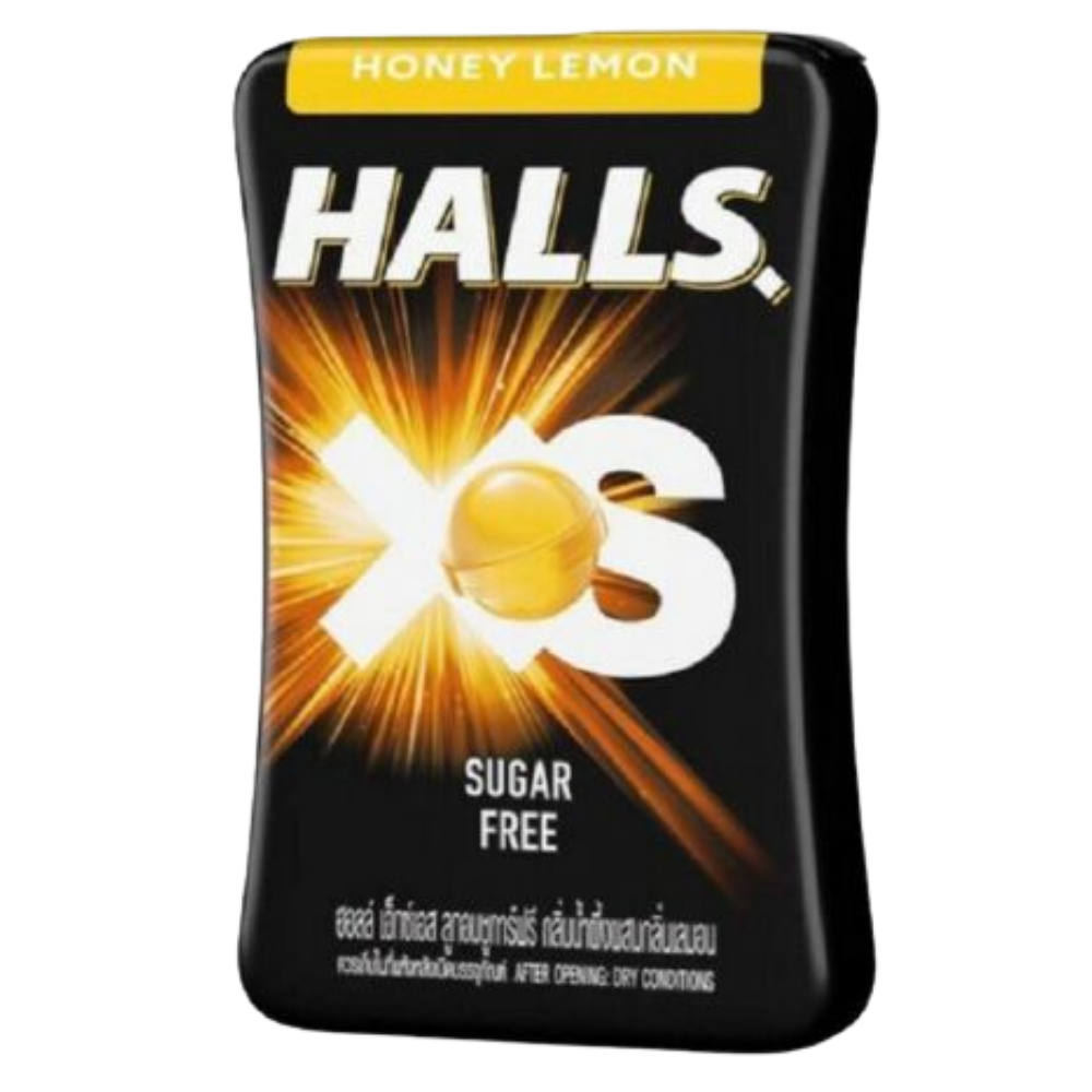 HALLS SUGAR FREE BAG HONEY LEMON 25CT