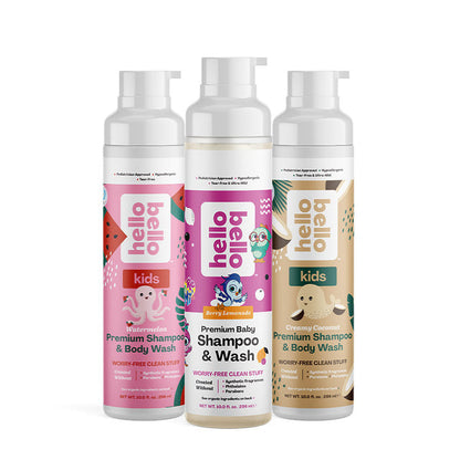 SHAMPOO,BODY WASH,KIDS