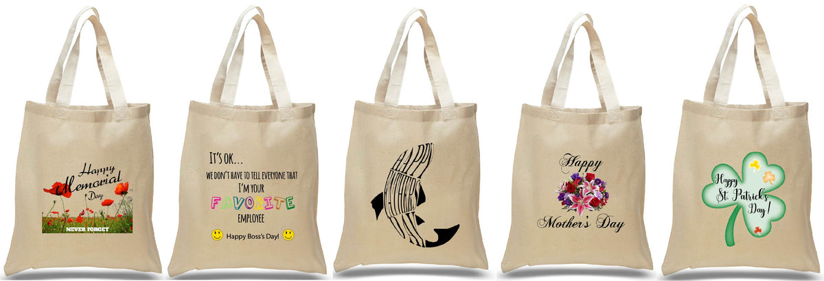 BAG HOLIDAY TOTE GREEN 16X15X6 250CT DS