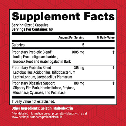 HEALTH PLUS PREBIOTIC FORMULA