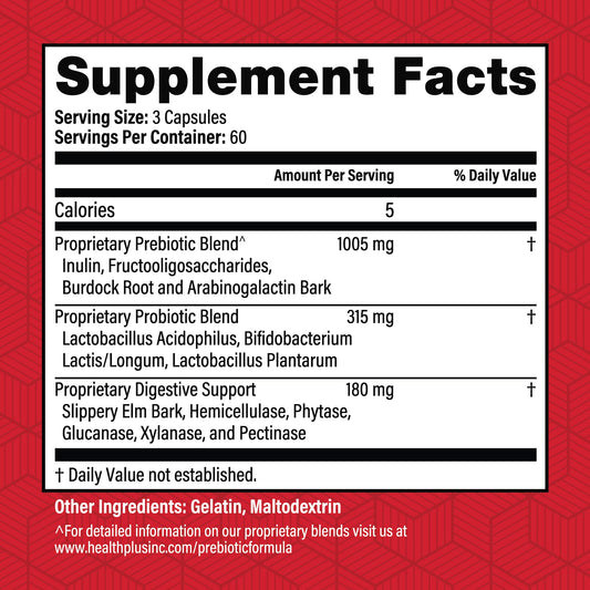HEALTH PLUS PREBIOTIC FORMULA