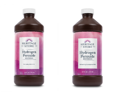 HERITAGE STORE HYDROGN PEROX MTHWSH,MINT