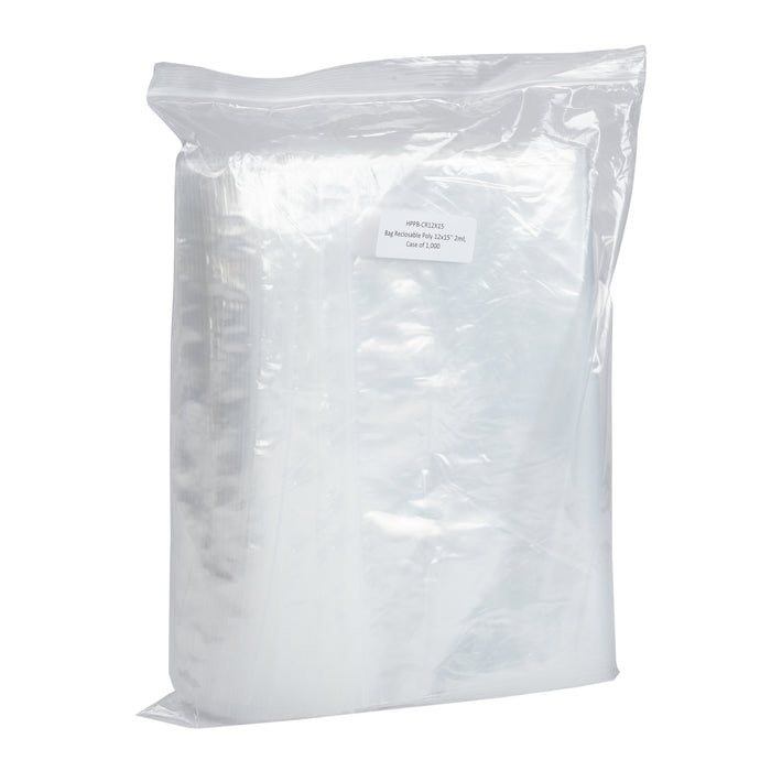 BAG ZIP RECLS CLEAR 2ML 4X4 1000CT ELKAY